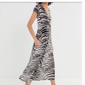 Urban Outfitters maxi zebra dress, size small